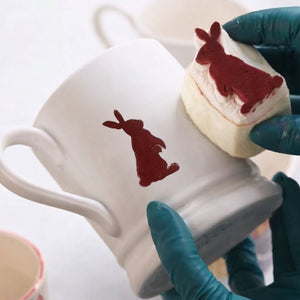 Reusable Ceramic Sponge Stamp for Pottery – Durable Clay Decorating Tool | Custom Designs Available