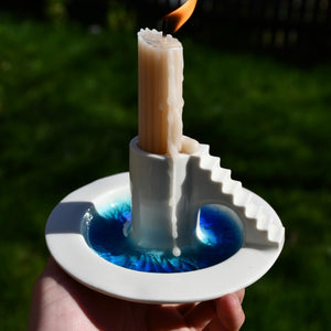 Castle Candle Holder (moat)