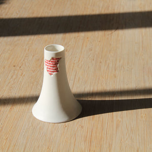 Mini Ceramic Wall Vase – Handmade Decorative Table Flower Holder