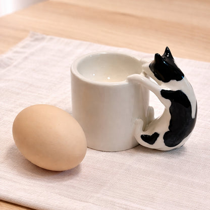 Cat Egg Cup (set of 3) – A Playful Ceramic Breakfast Object | 4am Product Design